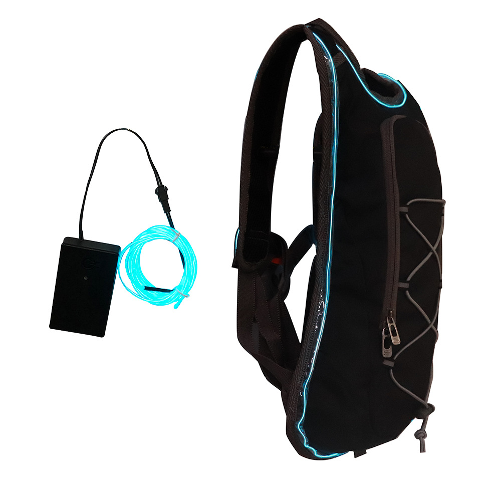 2L-2.5L polyester outdoor sports hiking, running, cycling LED light backpack Specification image