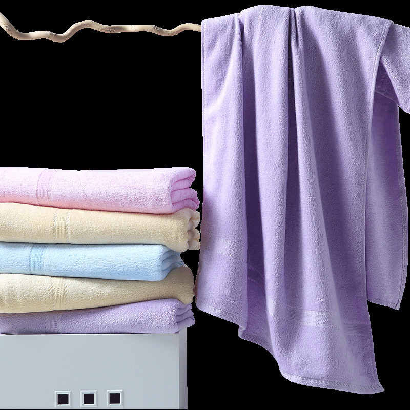 Factory Direct Sales Bath Towel Wholesale Pure Cotton Base Absorbent Bamboo Fiber Adult Large Towel Does Not Drop Hair For Men And Women Wrap Specification drawing
