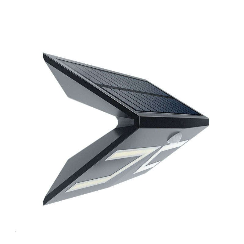 5W high-power COB solar wall lamp, new rural household outdoor courtyard integrated automatic sensing small street lamp Specification image