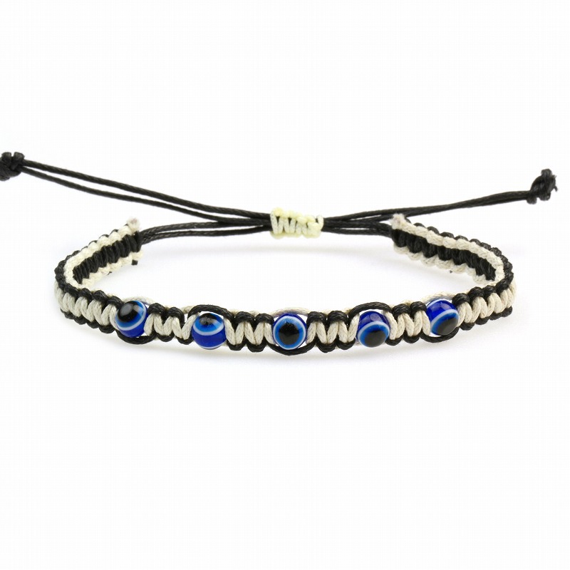 Europe And The United States Foreign Trade Hot Devil Eye Bracelet Wish Cross-Border Hot Accessories Handmade Europe And The United States Personality Creative String Couple Gift Manufacturers Wholesale Item Picture