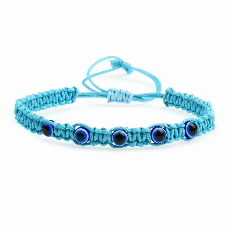 Europe And The United States Foreign Trade Hot Devil Eye Bracelet Wish Cross-Border Hot Accessories Handmade Europe And The United States Personality Creative String Couple Gift Manufacturers Wholesale Specification drawing