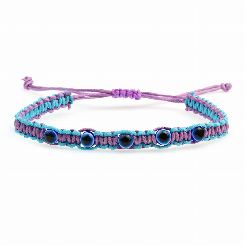 Europe And The United States Foreign Trade Hot Devil Eye Bracelet Wish Cross-Border Hot Accessories Handmade Europe And The United States Personality Creative String Couple Gift Manufacturers Wholesale Application Scenario