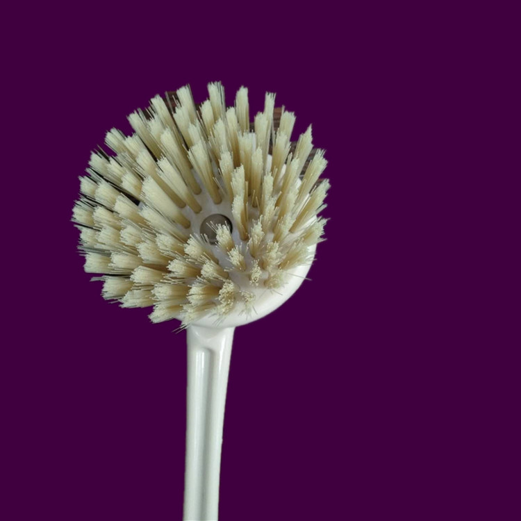 Wholesale of wood-handled plastic pot washing brushes and kitchen wall-mounted cleaning dishwashing brushes Specification image