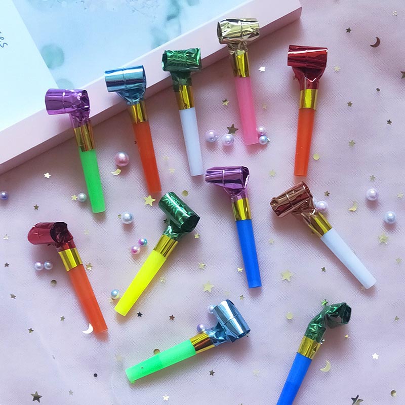 儿童玩具生日吹龙口哨搞怪创意吹吹卷地摊玩具批发派对助威道具