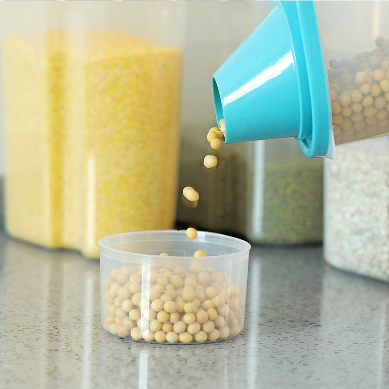 Pin Tu Nordic Food Storage Box, Large Kitchen Grain Storage tank, Plastic Sealed tank, waterproof grain tank Specification image