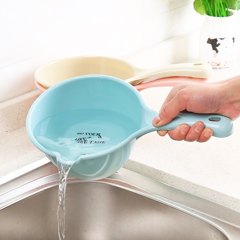 摔不破家用厨房水瓢加厚塑料水勺洗澡舀漂流舀子水瓢儿童洗头勺子