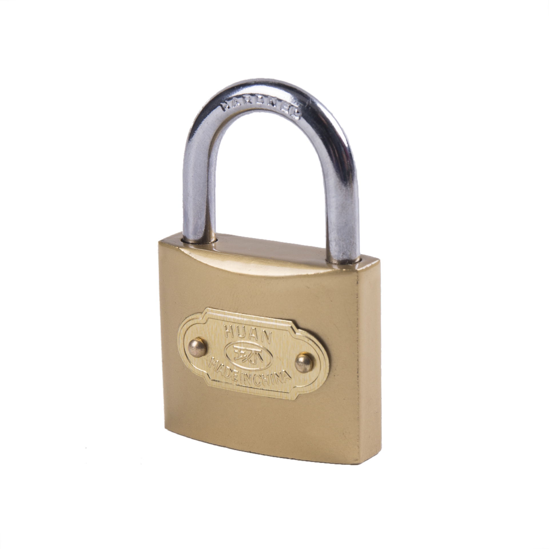 Huan brand manufacturer wholesale iron lock heads, Pujiang padlocks, iron padlocks, lock heads, copper-like padlocks, household and student dormitory locks Item Picture