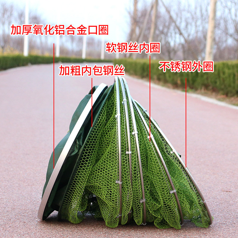 Factory direct sales of fish protection net bags, thickened double-ring anti-hanging quick-drying fish storage and fish household fishing supplies, fishing gear and fishing protection Application Scenario
