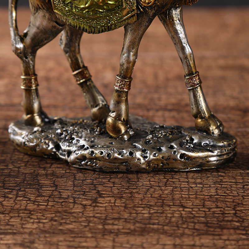 Silk Road Cross-Border For Desert Camel Animal Resin Decoration Model Model Room Office Decoration Soft Specification drawing