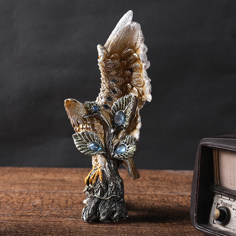 Grand Plan Resin Eagle Decoration Office Owner Table Home Decoration Store Company Opening Gifts Application Scenario