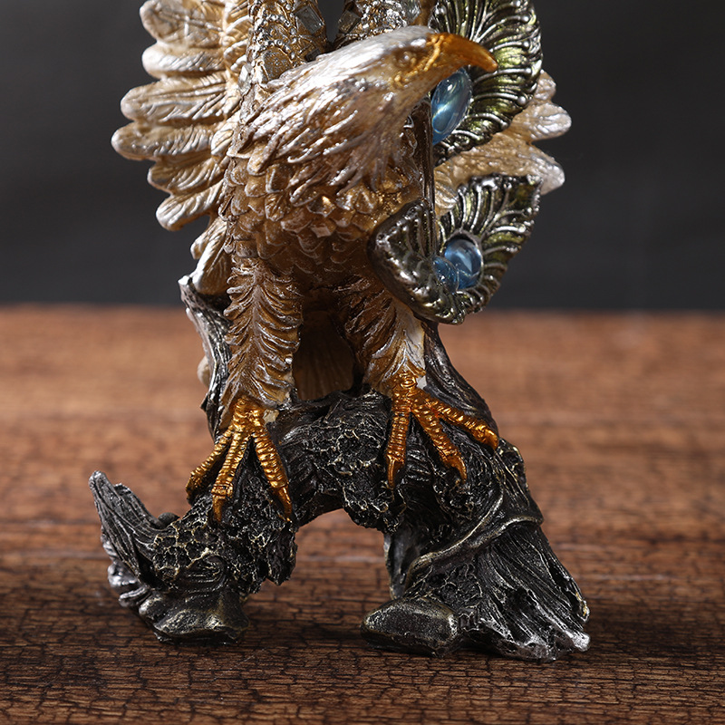 Grand Plan Resin Eagle Decoration Office Owner Table Home Decoration Store Company Opening Gifts details Picture