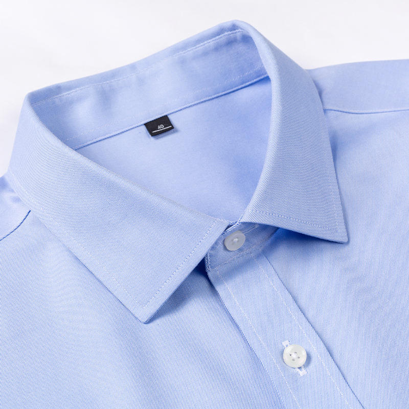 The new DP ready-to-wear, no-iron shirt for business formal men, long-sleeved, all-cotton, breathable, in stock with logo for the summer of 2025 Specification image