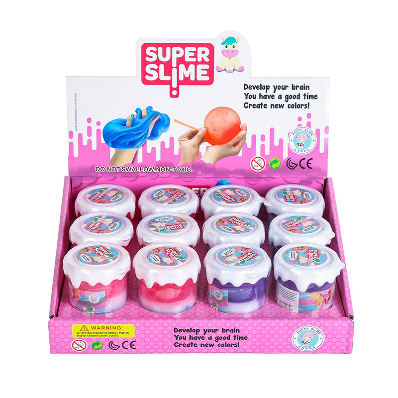 High-appearation-level cartoon three-color clay toys, children's non-sticky colored clay, popular stress-relieving toys full figure