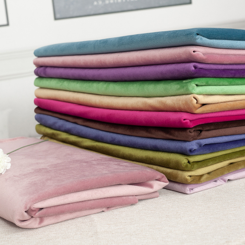 Wholesale of thickened Dutch velvet fabric, home textile fabric, sofa fabric, velvet velvet, short plush Application Scenario