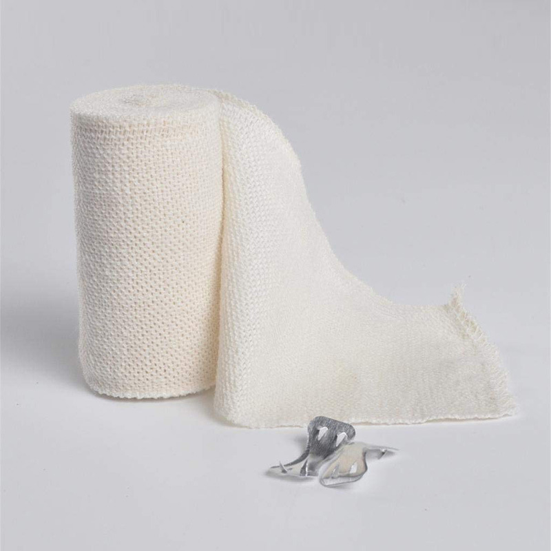 Factory wholesale spandex white plain elastic bandages, training bandages, all-cotton elastic bandages Specification image