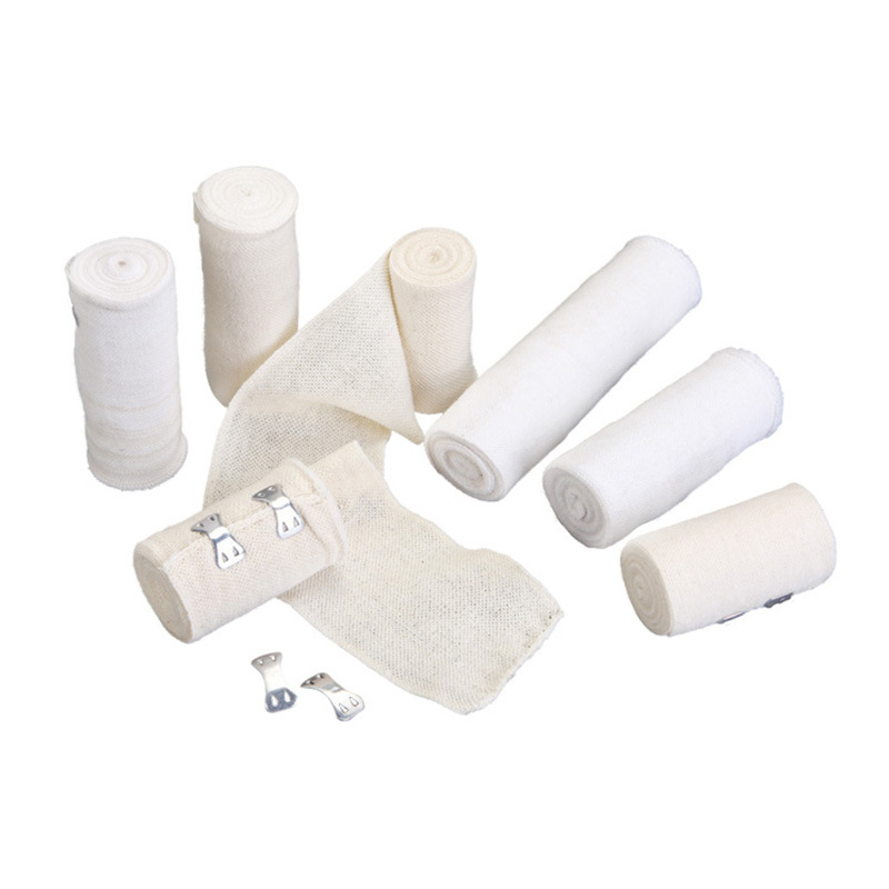 Factory wholesale spandex white plain elastic bandages, training bandages, all-cotton elastic bandages Item Picture