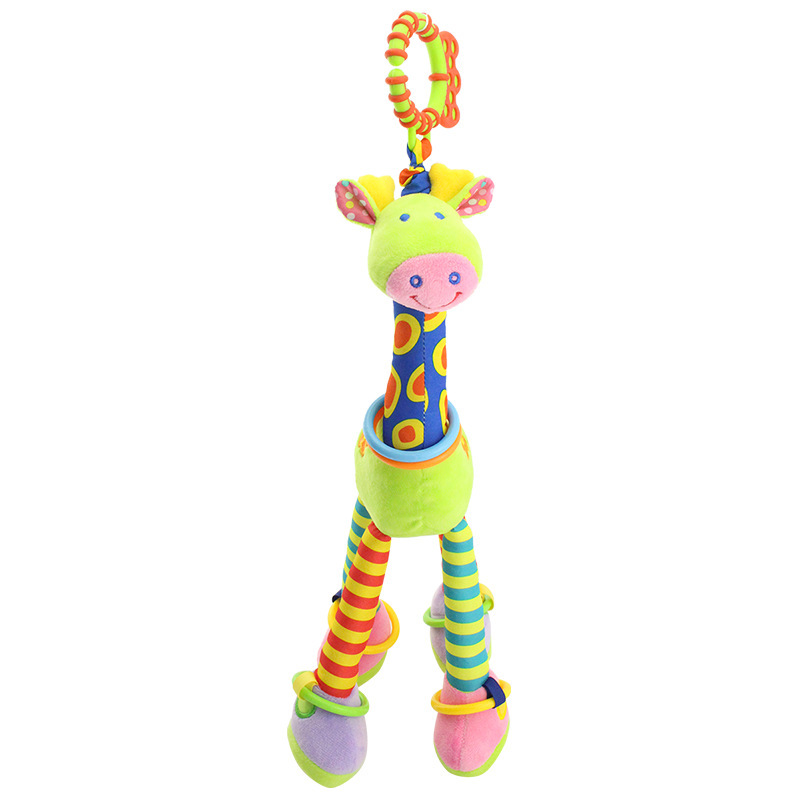Happy monkey Baby Toy Stroller Rattle Pendant, Baby Bed Hanging Bell, Cartoon giraffe Dongguan Item Picture