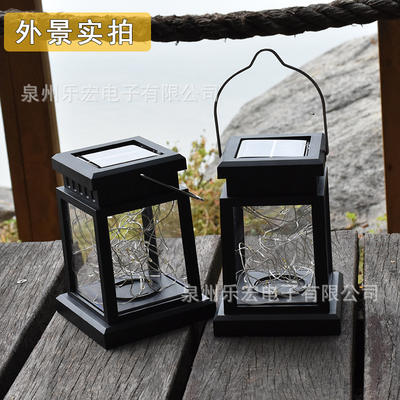Cross-border e-commerce best-selling solar-powered flickering candle atmosphere landscape garden decorative lights, outdoor starry sky garden lights details Picture