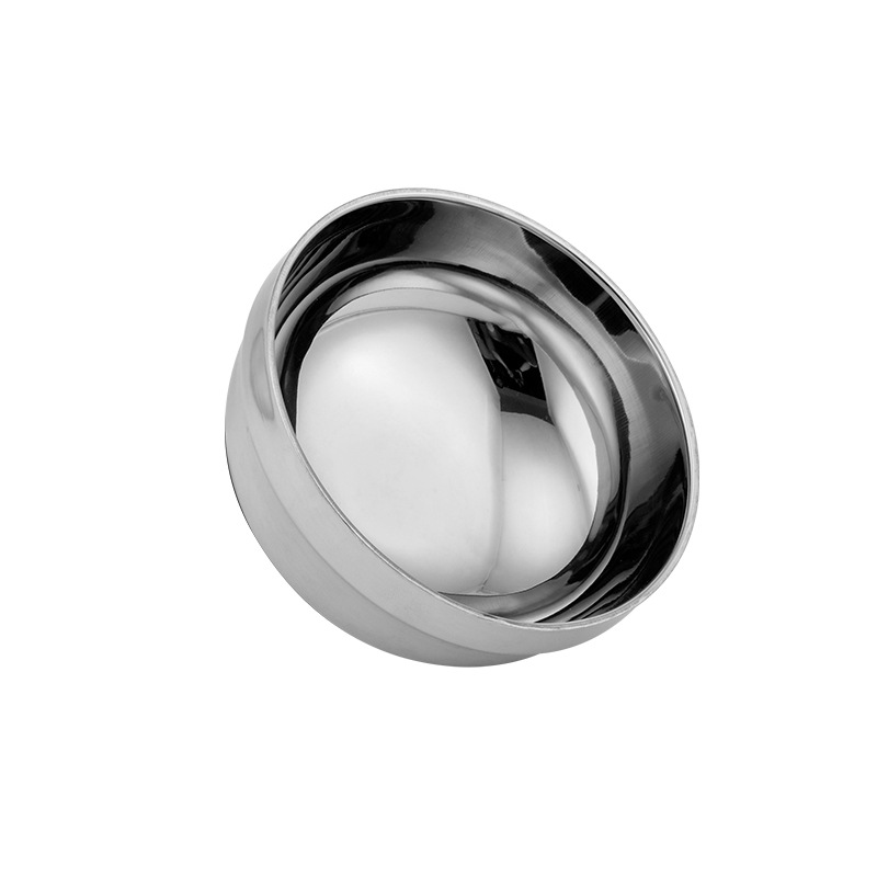 Non-magnetic stainless steel Korean platinum bowl, lily bowl, heat-insulating rice bowl, kindergarten cafeteria bowl, multiple specifications of gifts Item Picture