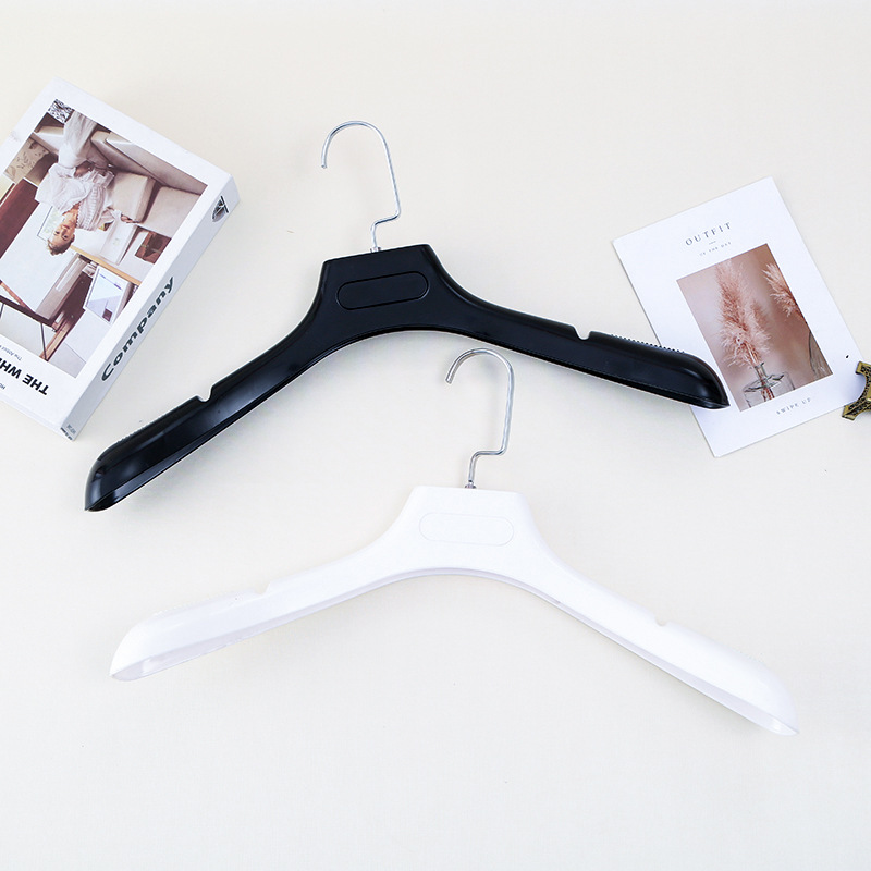 [xu feng] traje de hombre colgador de plástico con hombro ancho engrosado antideslizante tendedero sin huellas tienda de ropa ropa de abrigo colgante details Picture