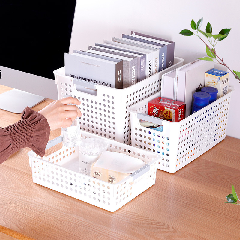 Desktop Storage Basket Sundries Storage Box Kindergarten Toy Storage Basket Book Snack Cabinet Storage Basket details Picture