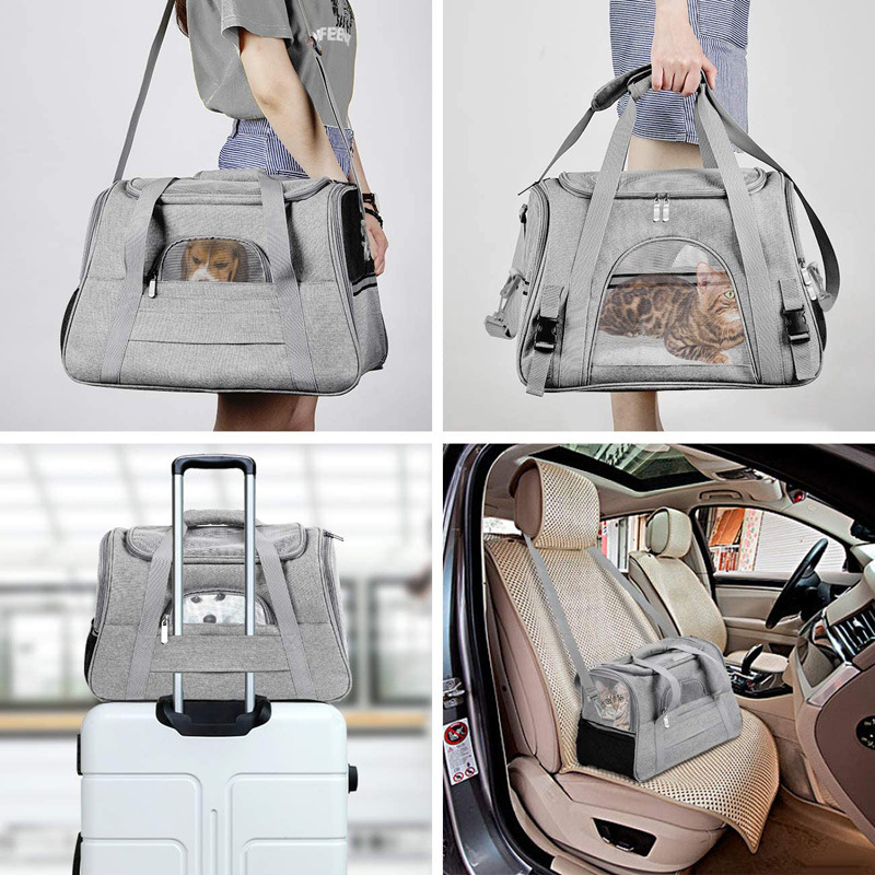 狗包/宠物背包/宠物用品/斜跨宠物包/宠物外出包产品图