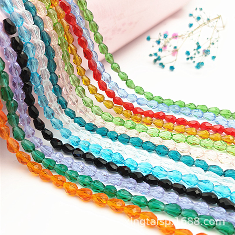 Manufacturers Direct Sales Diy Accessories 3/4/6/8/10/12Mm Straight Hole Bead Curtain Clothing Accessories details Picture