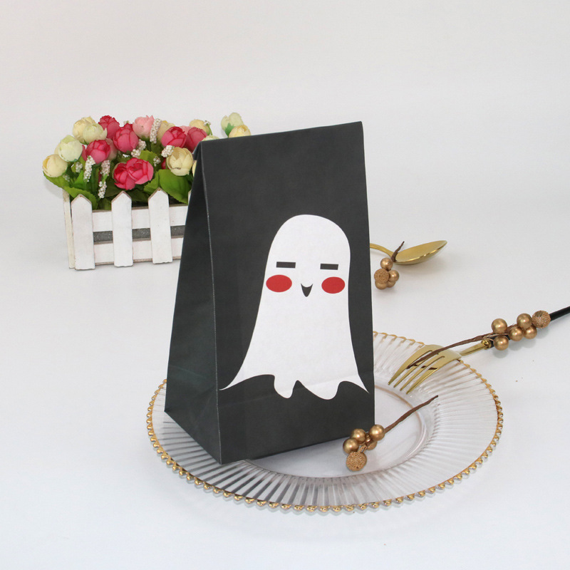 New type of disposable food oil-proof paper bags for Halloween party food packaging, wholesale from the original manufacturer Application Scenario