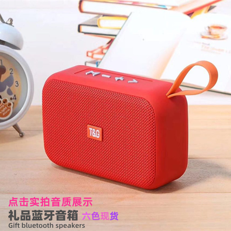跨境外贸TG506布艺蓝牙音箱便携式插卡usb小音响电子礼品音箱