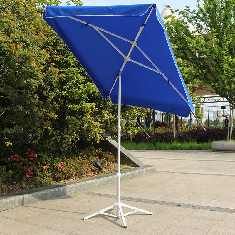 外用两用户外咖啡厅遮阳伞大雨伞四方伞便携遮雨棚长方伞转向图
