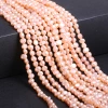 Baroque irregular-shaped pearls 4-9mm natural freshwater two-sided glossy colored pearl loose beads diy jewelry accessories Item Picture