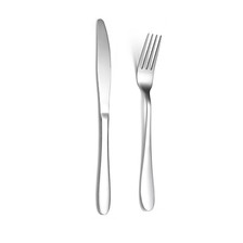 不锈钢西式餐具套装 牛排刀叉 勺酒店西餐赠品刀叉两件套DIYlogo