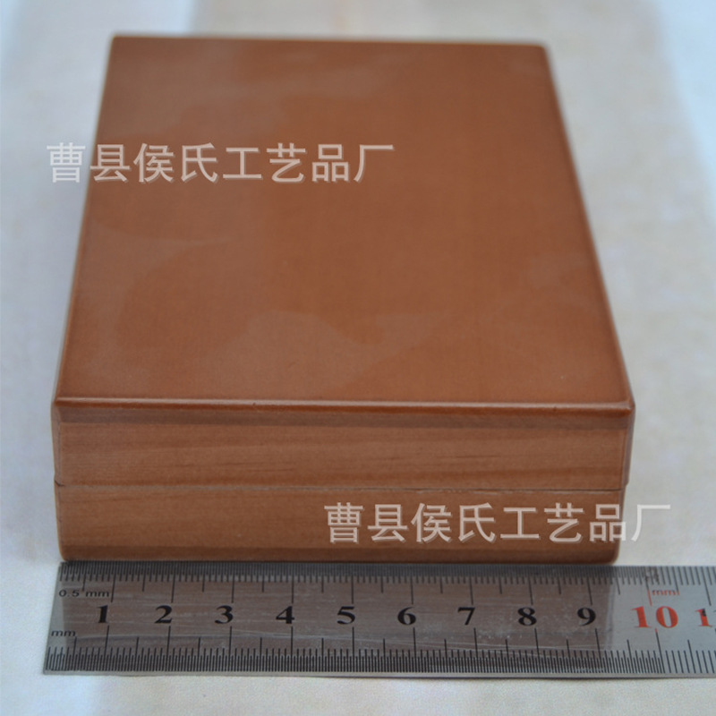 Wooden USB flash drive solid wood packaging gift box, creative retro commemorative medal wooden box, wooden multi-functional storage wooden box Specification drawing