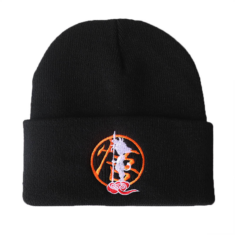 2020 new anime Dragon Ball series woolen hat GOKU Goku old man embroidery knitted hat hipster hat hip-hop hat