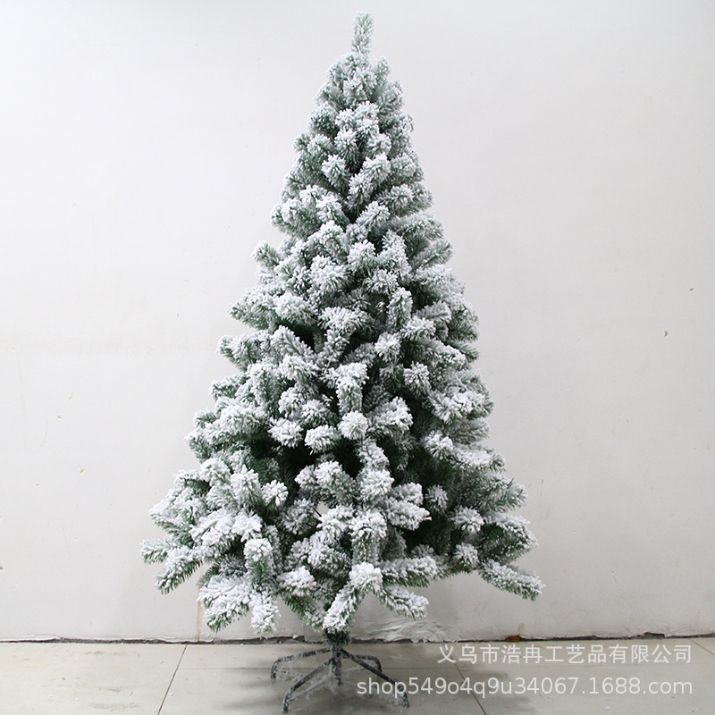 The Source Factory Directly Provides White Encrypted Snow Spray Simulation Snow Tree Creative Scene Decoration Hot Cross-Border Christmas Tree Application Scenario