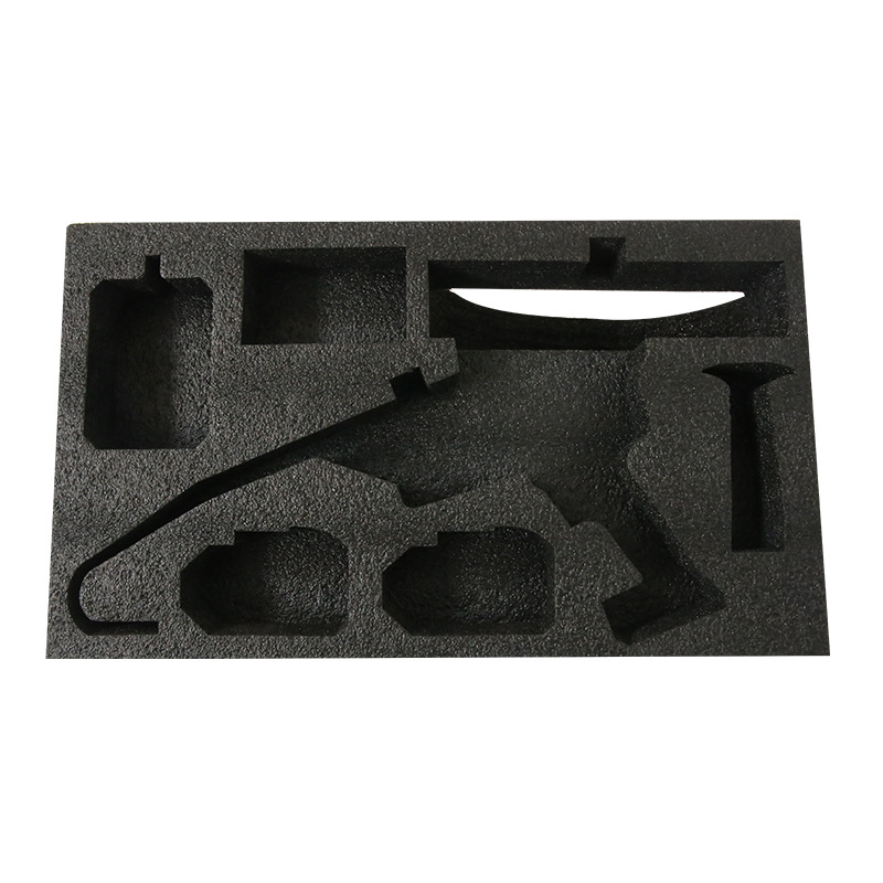 Custom-made shock absorption and cushioning inner lining for precision instruments, express packaging, epe black pearl cotton inner support wholesale Item Picture