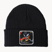 2020 new big version of woolen hat winter hat anime series Venom character knitted hat
