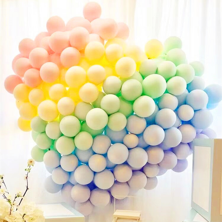 12-inch 2.8-inch macaron balloons, birthday party balloons, wedding decoration, 10-inch 2.2-gram latex balloons Specification image