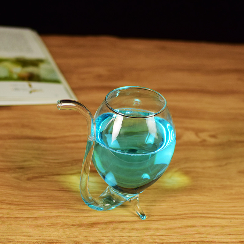 抖音同款欧美创意个性玻璃酒杯酒吧酒具红酒杯透明吸血鬼酒杯细节图