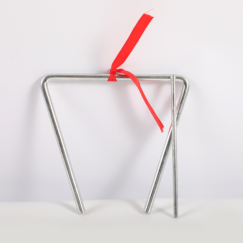 Percussion triangle music teaching AIDS Early childhood education toys for children 15 cm 6 inch triangle iron Application Scenario