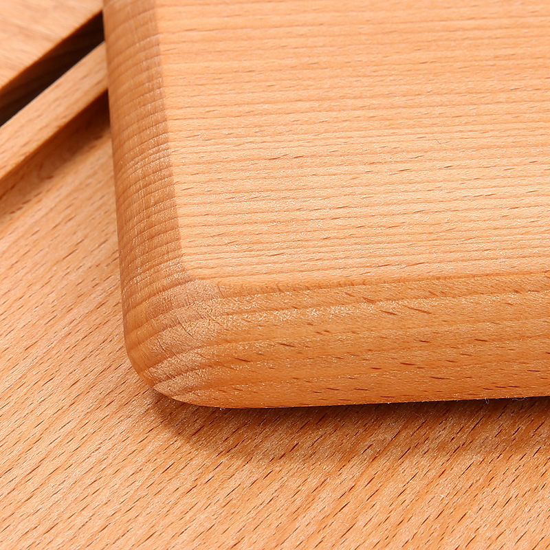 Japanese-style wooden trays, dinner plates, tea plates, household cups and plates, steak and coffee plates, rectangular plates, bread and fruit plates Application Scenario