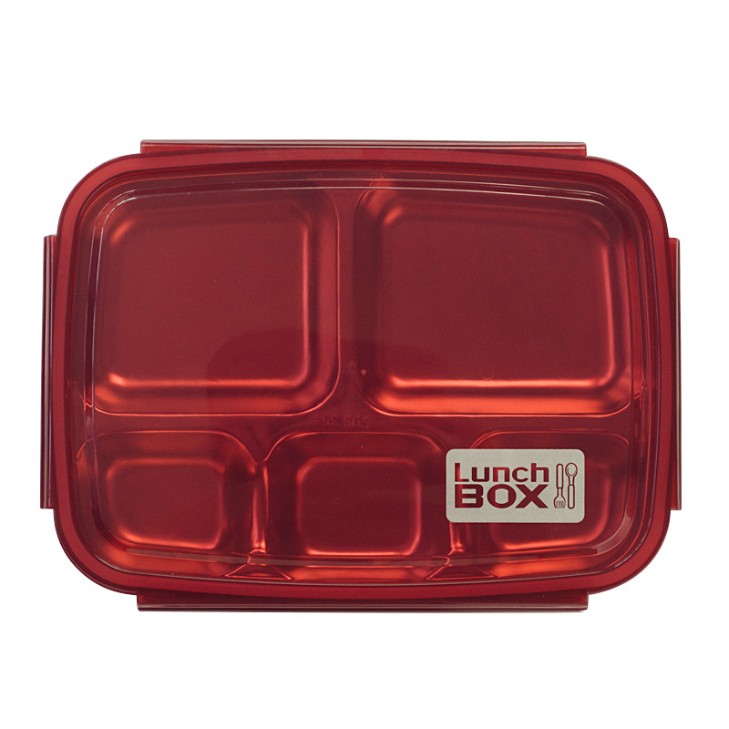 日式简约分格不锈钢便当盒饭盒餐盒微波加热保温上班族学生党便携详情图5