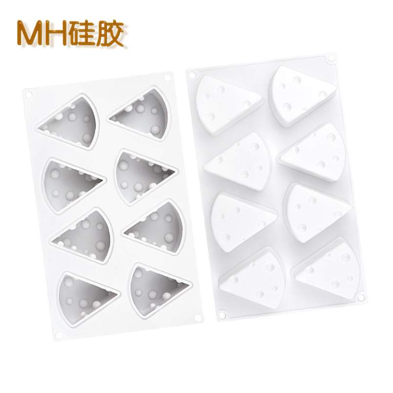 8 Even Cheese Cheese Silicone Cake Mold Mousse Cake Chocolate Food Grade Silicone Mold Specification drawing