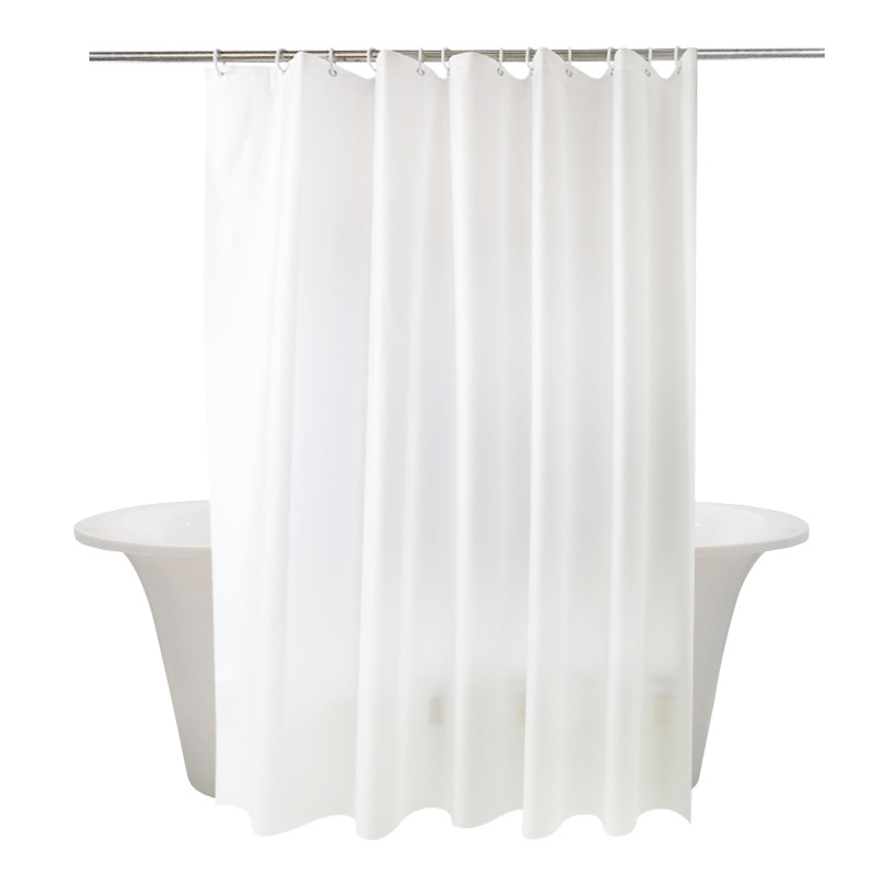 Thickened Peva Shower Curtain Printed Waterproof Shower Curtain Waterproof Partition Shower Curtain Item Picture