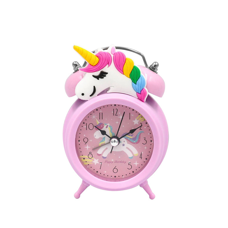 The New Popular Cross-Border Explosion Sanrio Koulomi Cartoon Alarm Clock Children's Small Alarm Clock Students Ringing Clock Item Picture