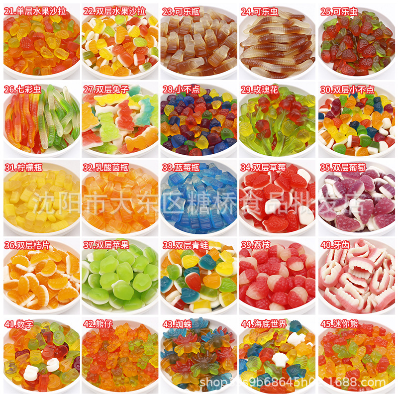 软糖/糖果/网红橡皮糖/橡皮糖/糖果年货产品图