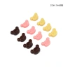 Resin cute bear chocolate accessories, children's headwear and hair accessories, cartoon diy resin accessories, material cream glue Application Scenario
