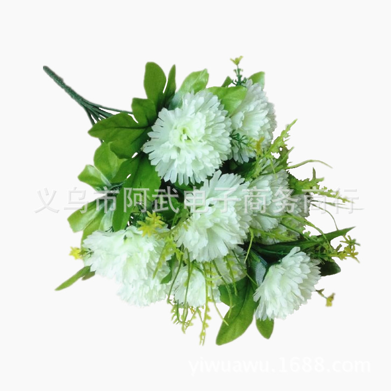 Wholesale of cheap and elegant funeral supplies for Qingming Festival tomb-sweeping, cemetery flowers, everlasting flowers and artificial flower arrangements Item Picture
