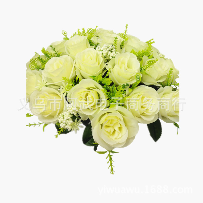 Factory direct sales of artificial roses, bridesmaids, brides, bouquets, indoor home decoration, artificial flower art and flower arrangement wholesale details Picture