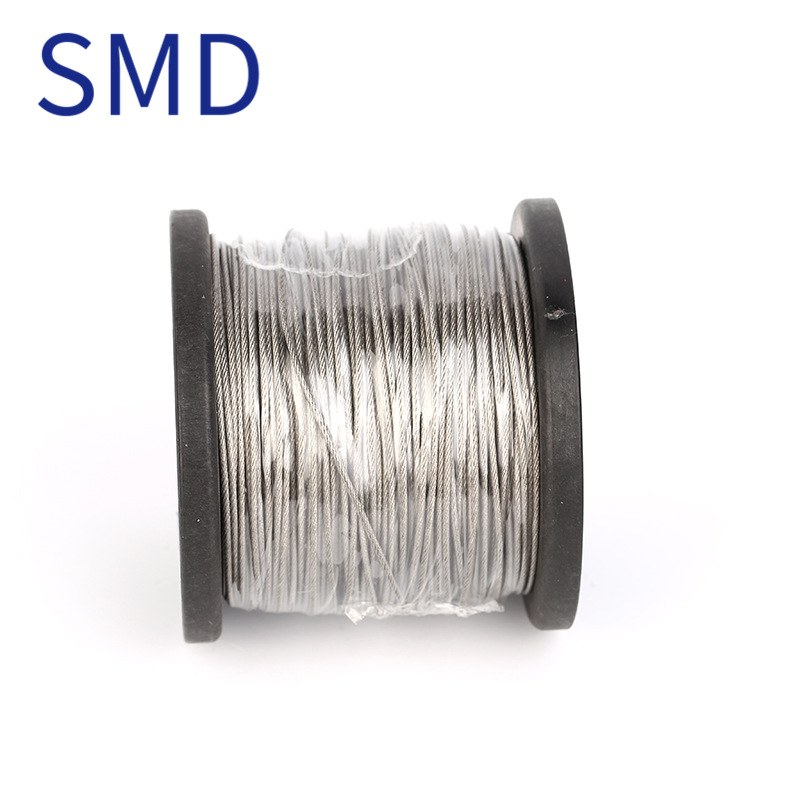 304 stainless steel plastic-coated steel wire rope, rubber-coated plastic-coated rope, clothes drying grape rack rope, 0.8/1mm, 1.5mm, 2mm, 3mm details Picture
